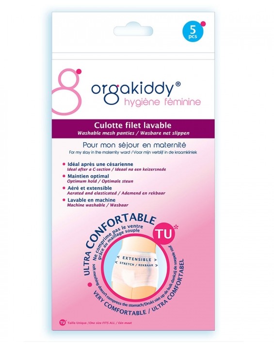 Orgakiddy Culotte Filet Lavable Maternité X5